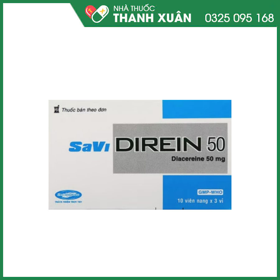 Savi Direin 50 thuốc điều trị thoái hóa khớp, viêm xương khớp